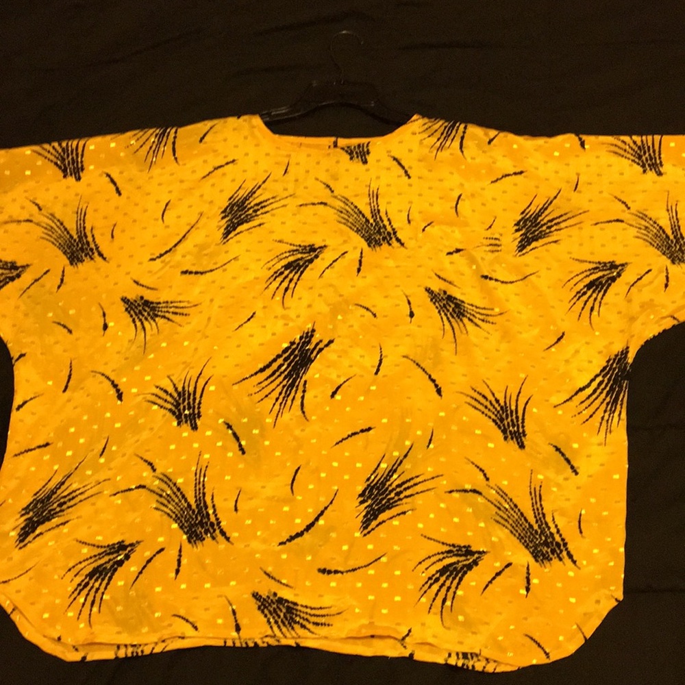 Golden dipped blouse